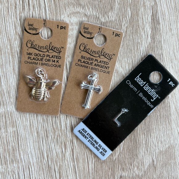 Bead Landing Charms – Lot of 3 - Picture 1 of 1